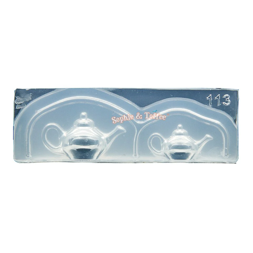3D Miniature Fancy Teapot Silicone Mold