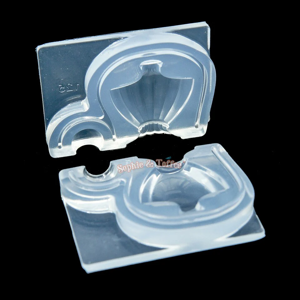 3D Miniature Fluted Perfume Bottle Silicone Mold - Image 2