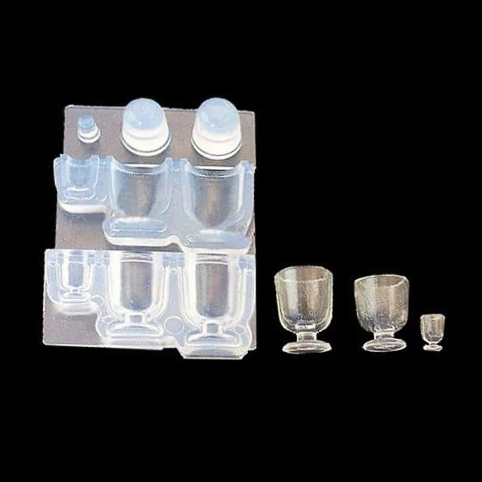3D Miniature Glass Cup Silicone Mold - Image 2