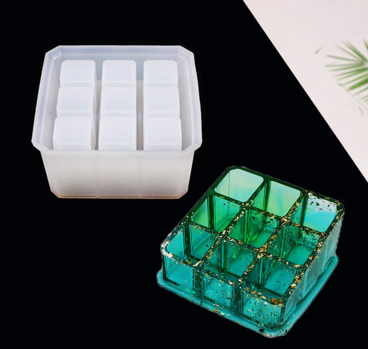 Pen Holder Silicone Mold 9 Slots Clearance - Image 4