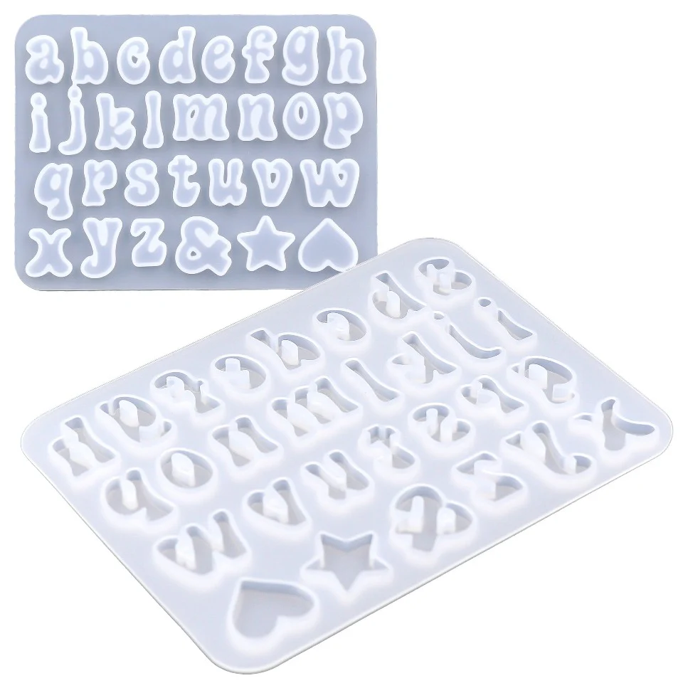 Alphabet & Numbers Silicone Mold Set kit - Image 4