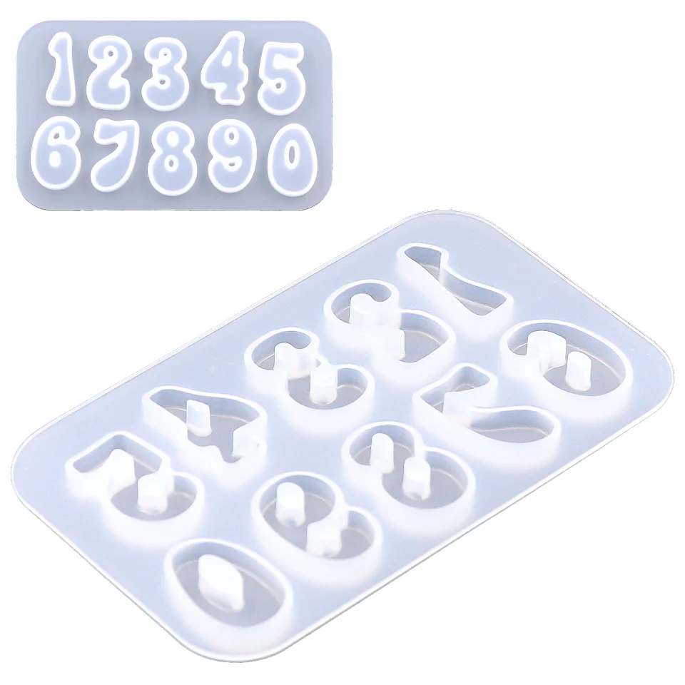 Alphabet & Numbers Silicone Mold Set kit - Image 5
