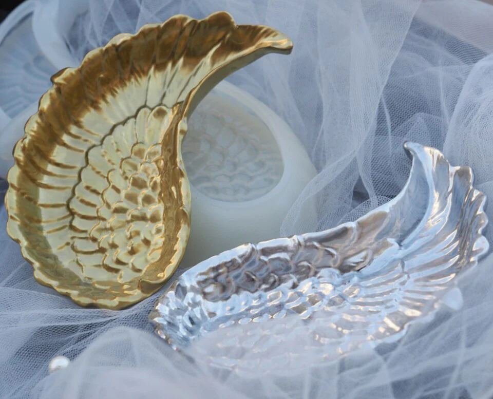 Angel Wings Trinket Dish Silicone Mold - Image 4
