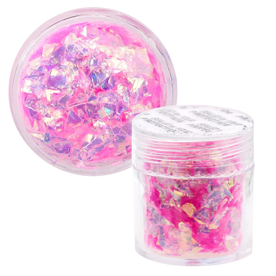 Iridescent Shredded Foil Blue & Pink - Image 2