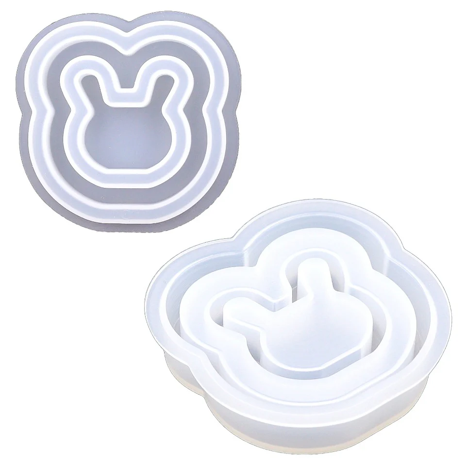 Bunny Shaker Silicone Mold with Films (2 sets) Clearance