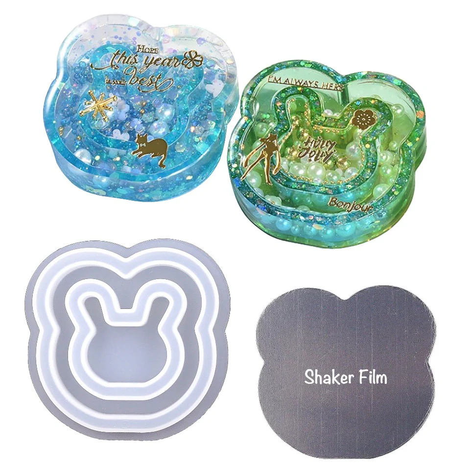 Bunny Shaker Silicone Mold with Films (2 sets) Clearance - Image 4