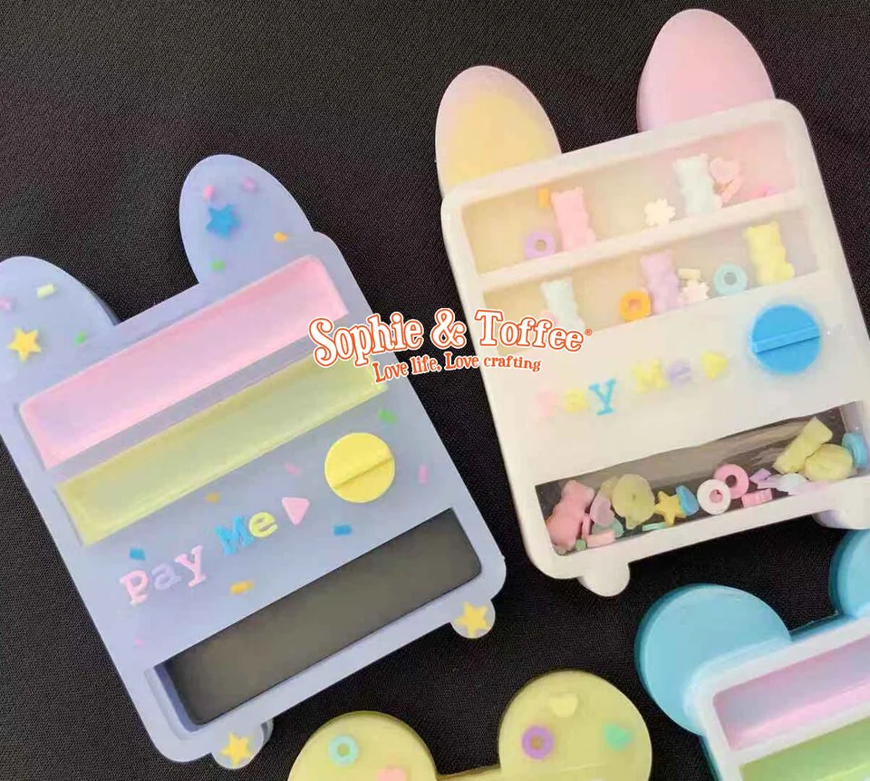 Bunny Vending Machine Shaker Silicone Mold - Clearance - Image 3