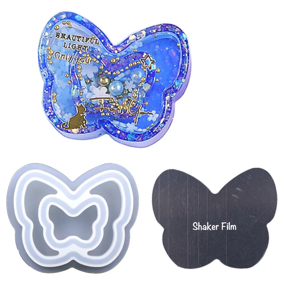 Butterfly Shaker Silicone Mold with Films (2 sets) - Image 3