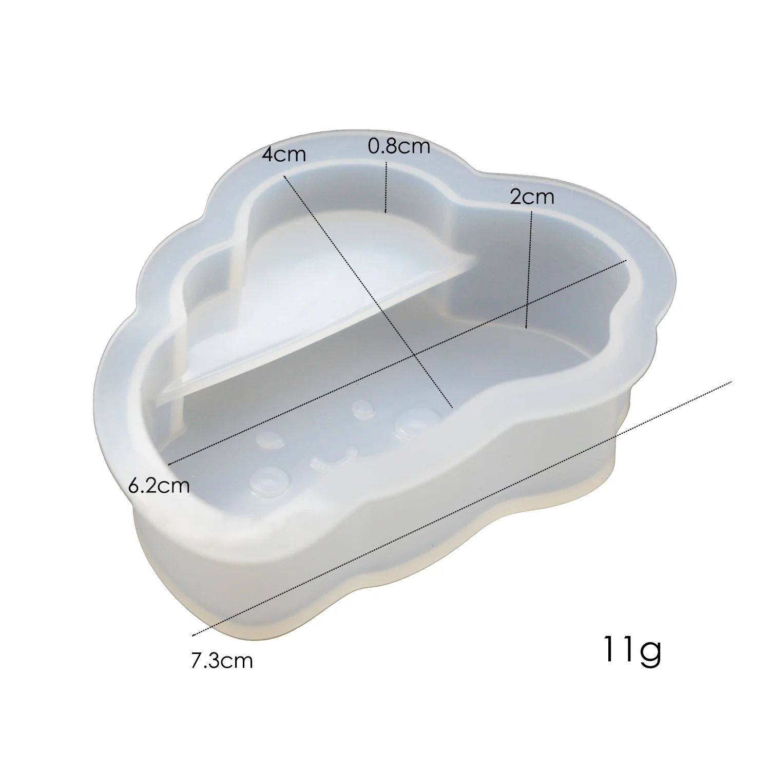 Card Holder Cloud Silicone Mold - Image 7