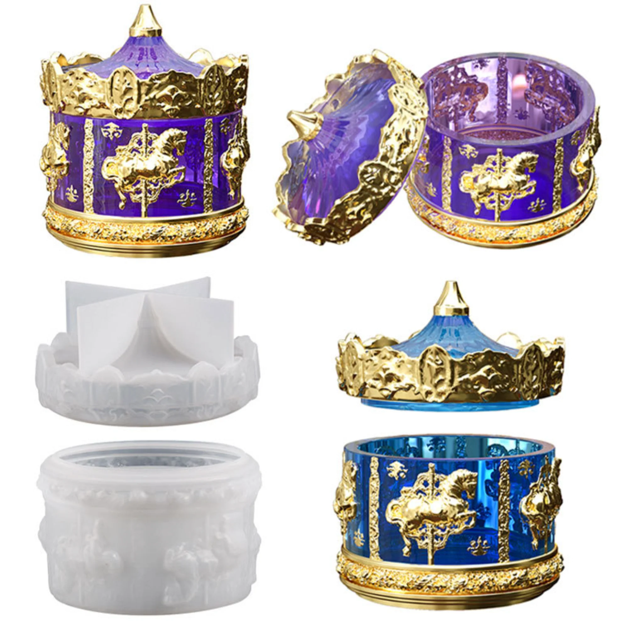 Carousel Container 3D Mold - Image 3