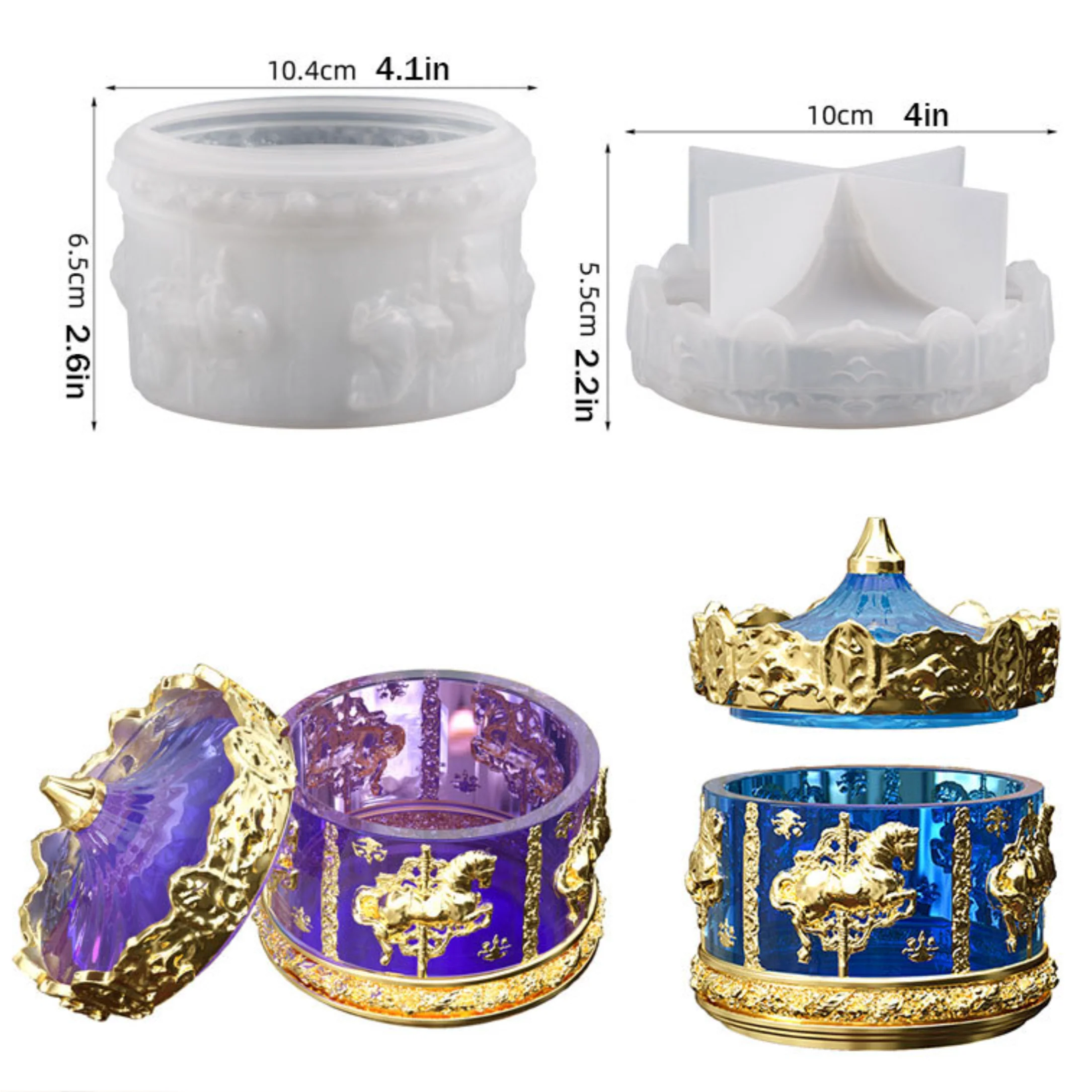 Carousel Container 3D Mold - Image 4