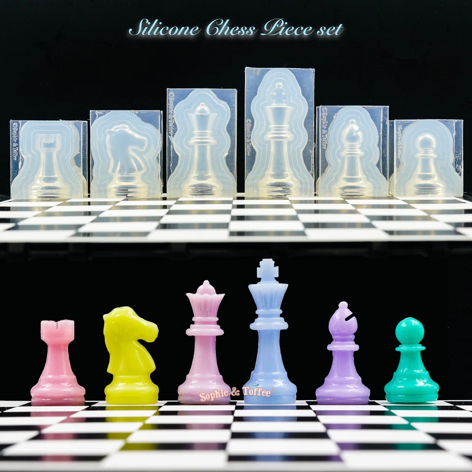 Chess Pieces Game Tokens Silicone Mold - Image 3