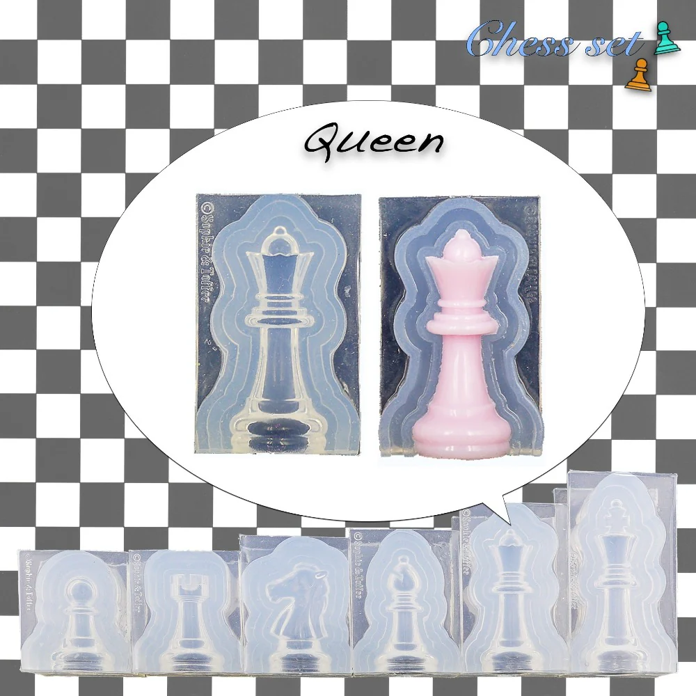 Chess Pieces Game Tokens Silicone Mold - Image 5