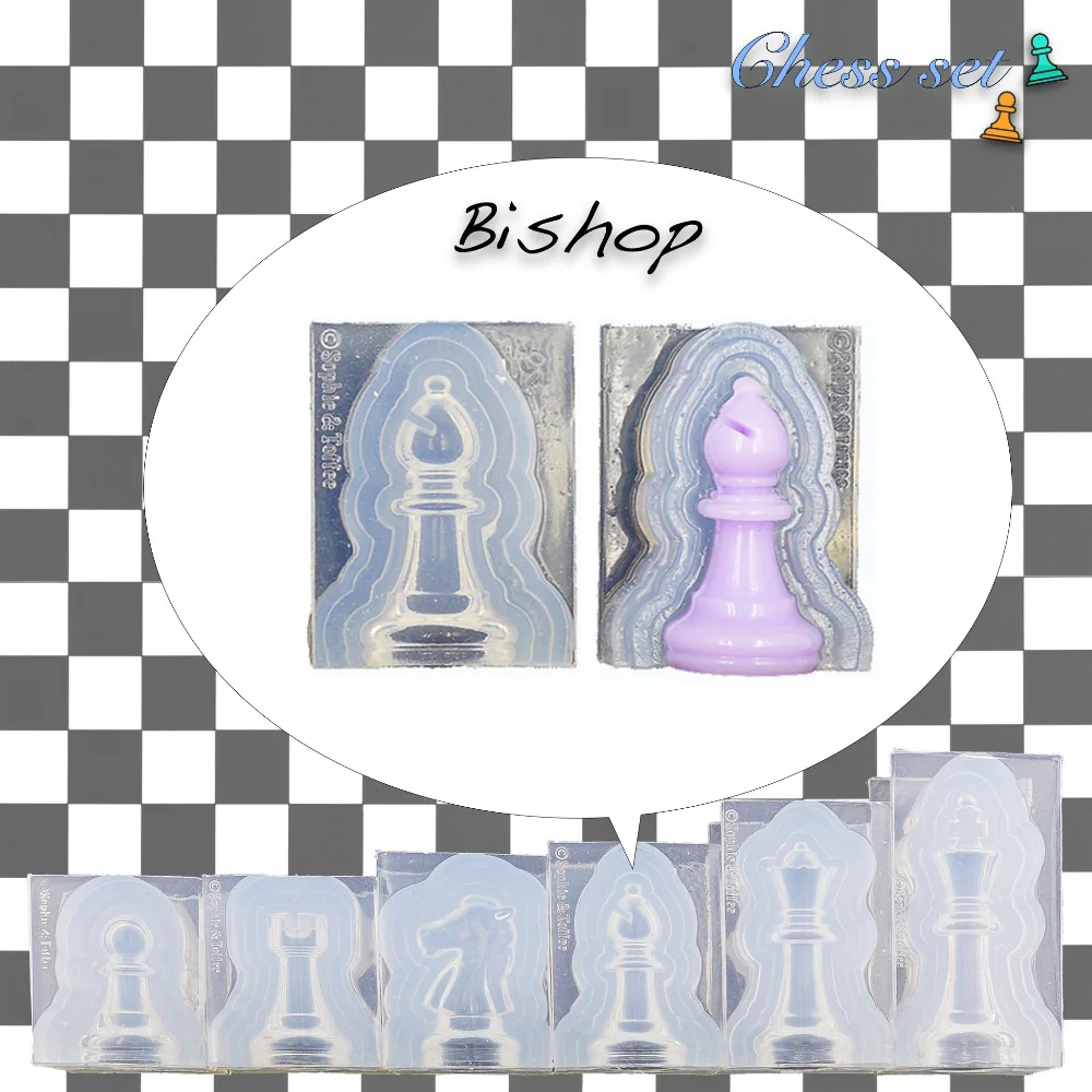 Chess Pieces Game Tokens Silicone Mold - Image 6