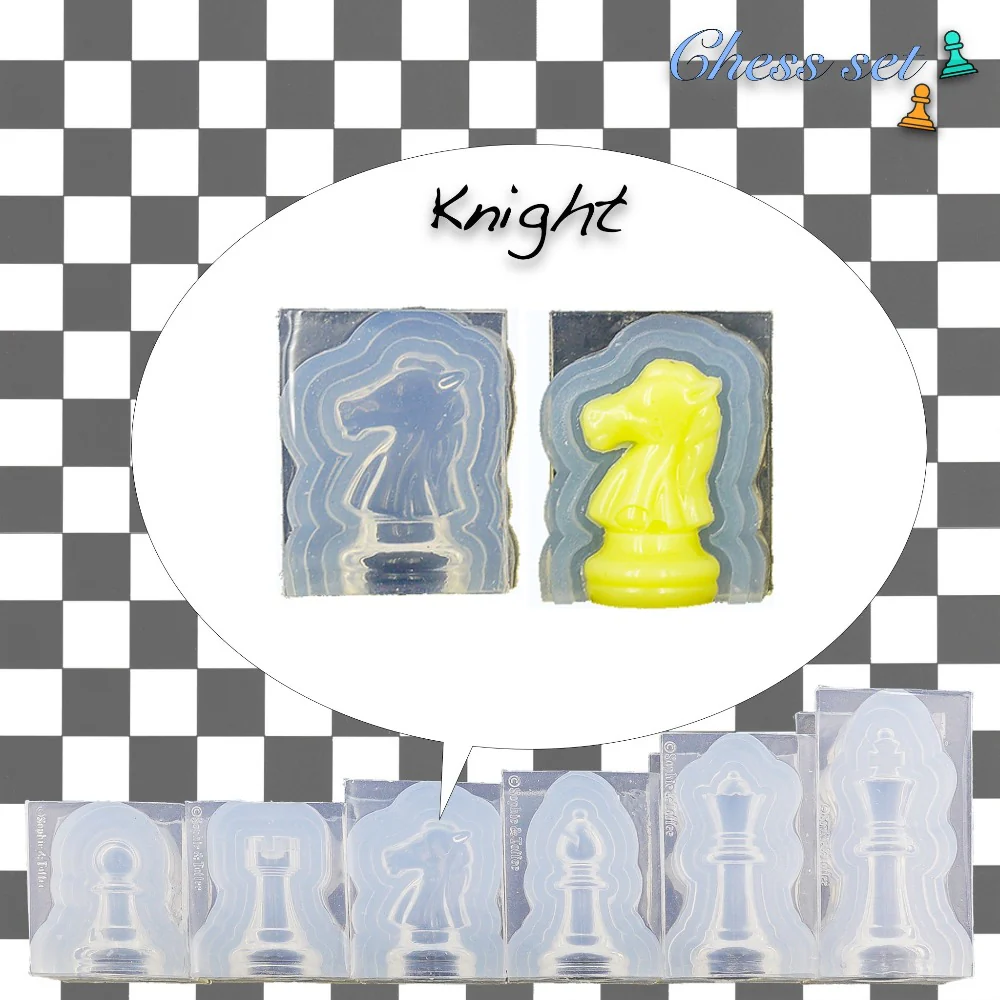 Chess Pieces Game Tokens Silicone Mold - Image 7