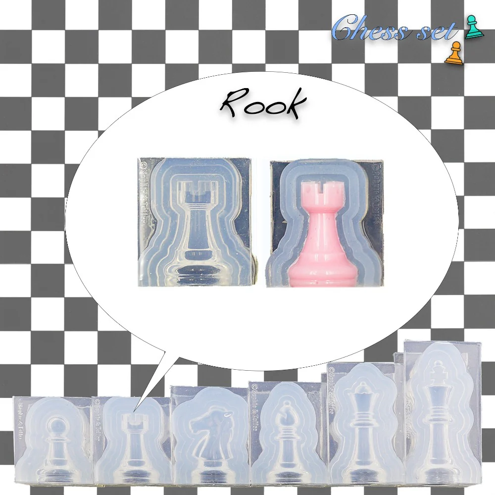 Chess Pieces Game Tokens Silicone Mold - Image 8