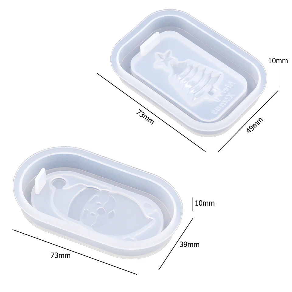 Christmas Theme Tags Silicone Mold set - Image 6