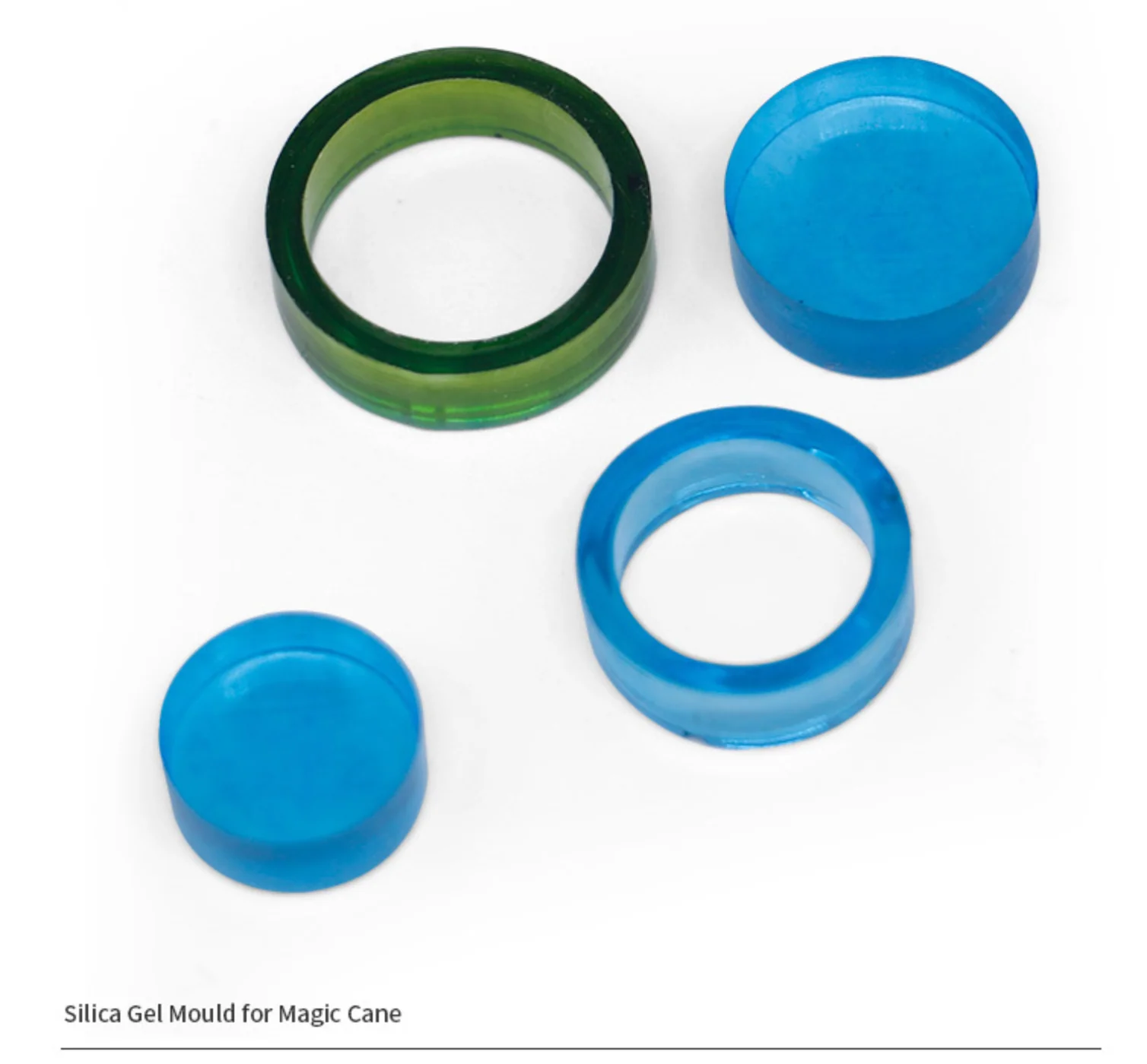 Circle and Flat Ring Clear Silicone Mold - Image 3