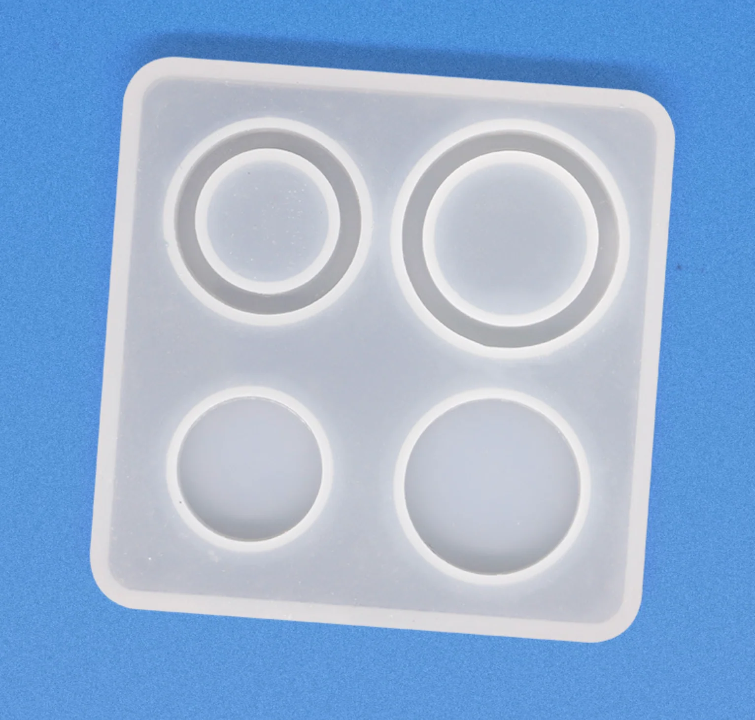 Circle and Flat Ring Clear Silicone Mold - Image 4