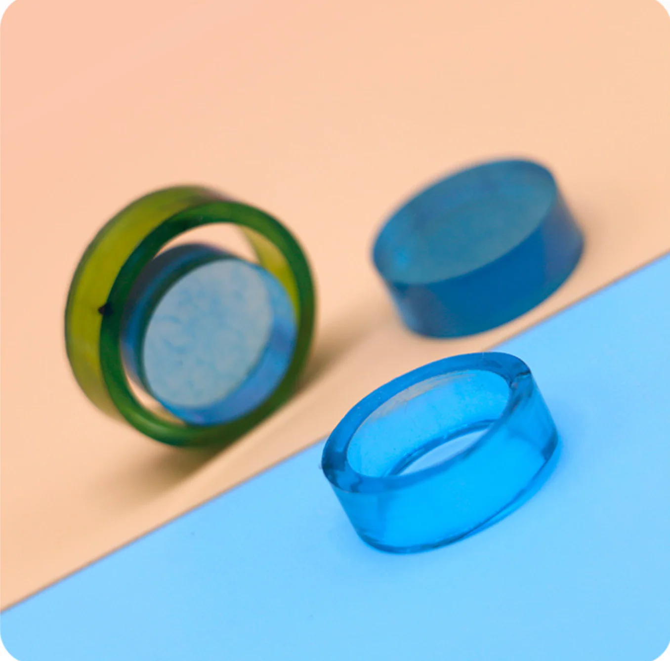 Circle and Flat Ring Clear Silicone Mold - Image 6