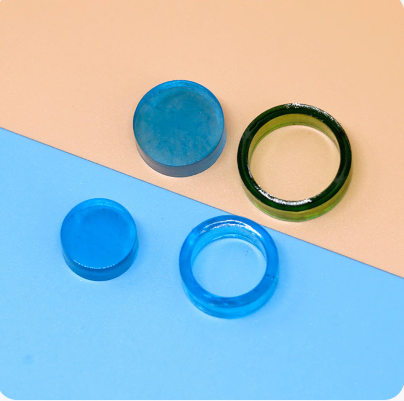 Circle and Flat Ring Clear Silicone Mold - Image 8