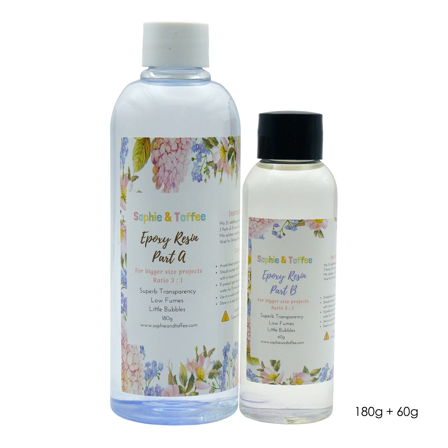 Clear AB Epoxy Resin Hard Ratio 3:1 - Image 3