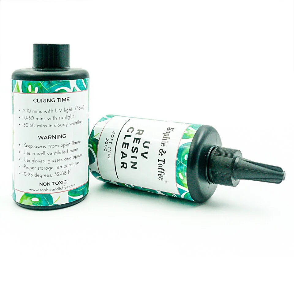 Clear UV Resin Soft Type 200g - Image 2