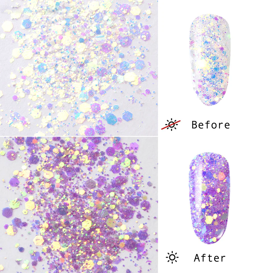 Colour Changing Glitters (6 pieces pack) - Image 4
