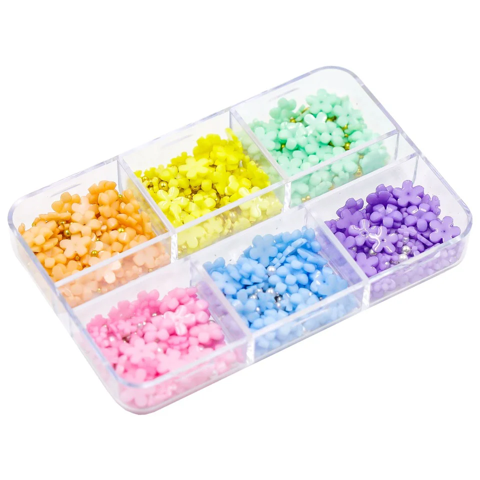 Colourful Flowers Beads Embellishment Mix - Image 3