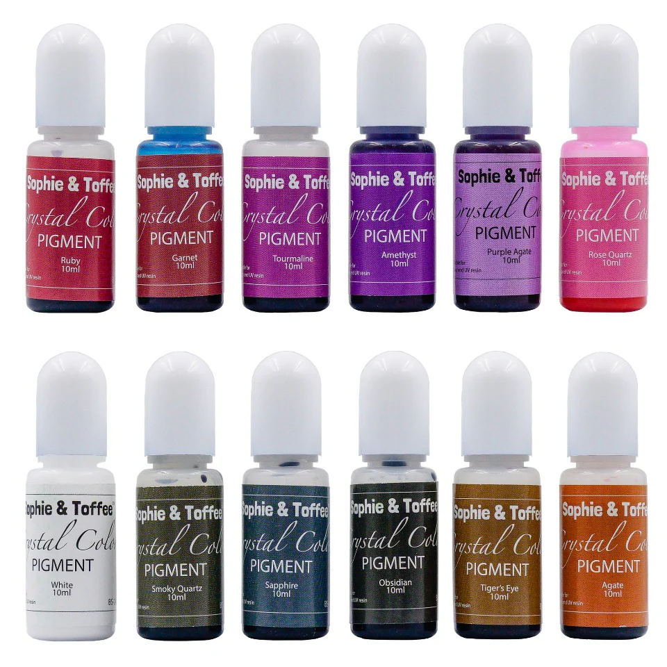 Crystal Color Pigment Dye for Resin Craft 24 colors 10ml - Image 3