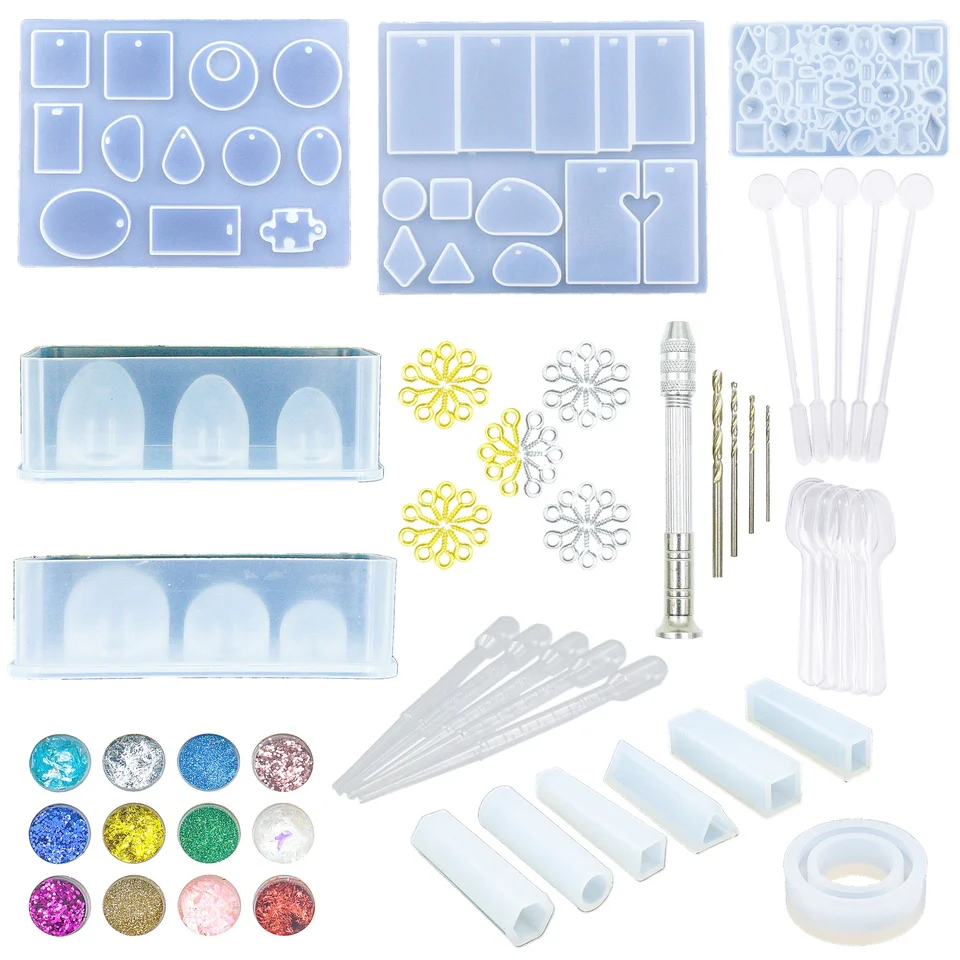 Crystal Gems Pendant Resin Craft Kit (Clearance)
