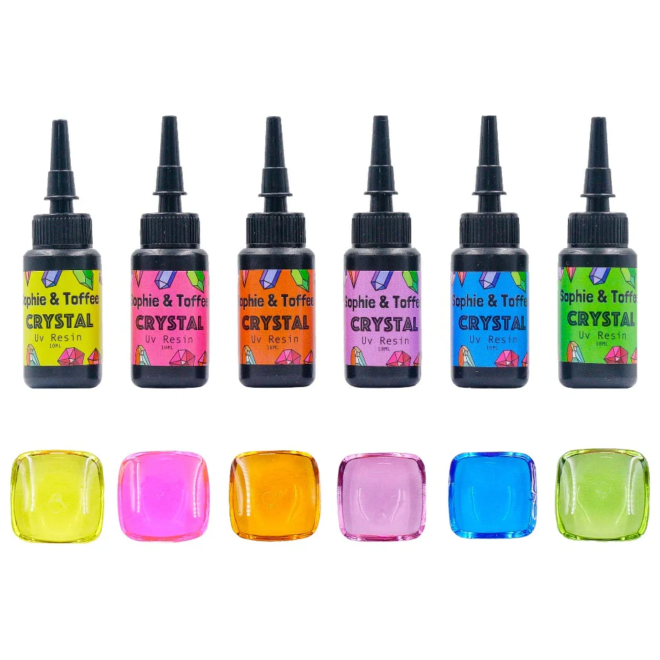 Crystal UV Resin 12 Colors 10ml - Image 3