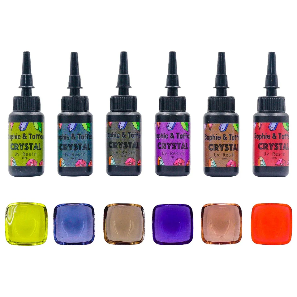 Crystal UV Resin 12 Colors 10ml - Image 4