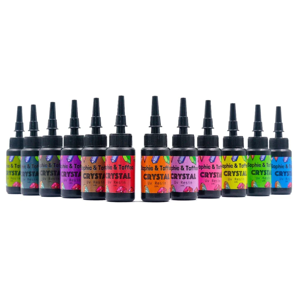 Crystal UV Resin 12 Colors 10ml - Image 5