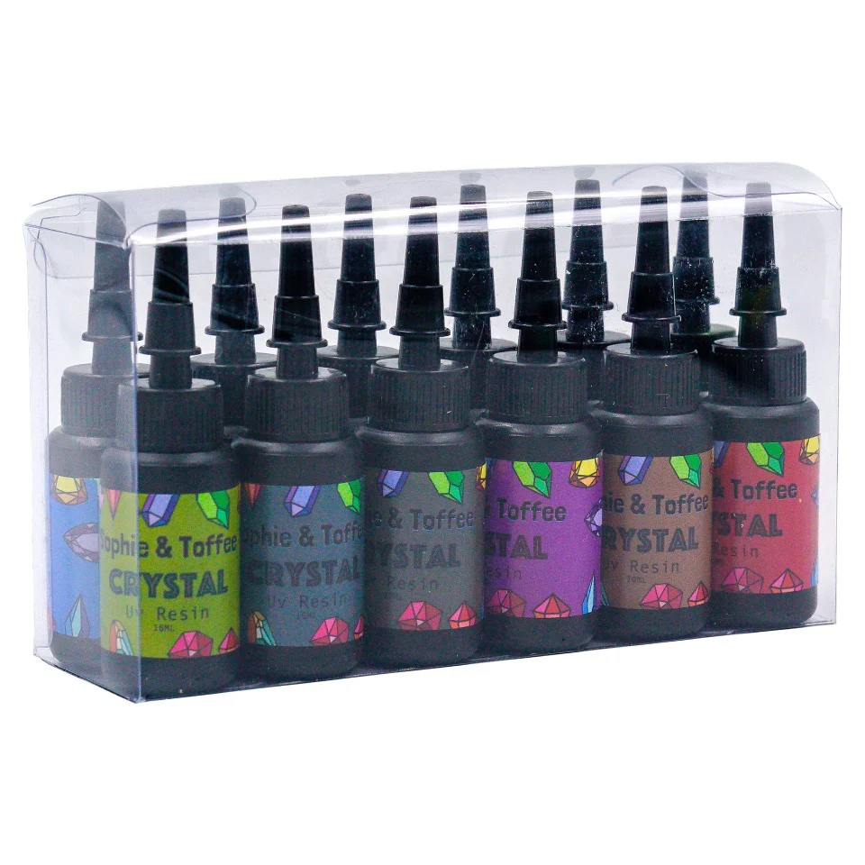 Crystal UV Resin 12 Colors 10ml - Image 6