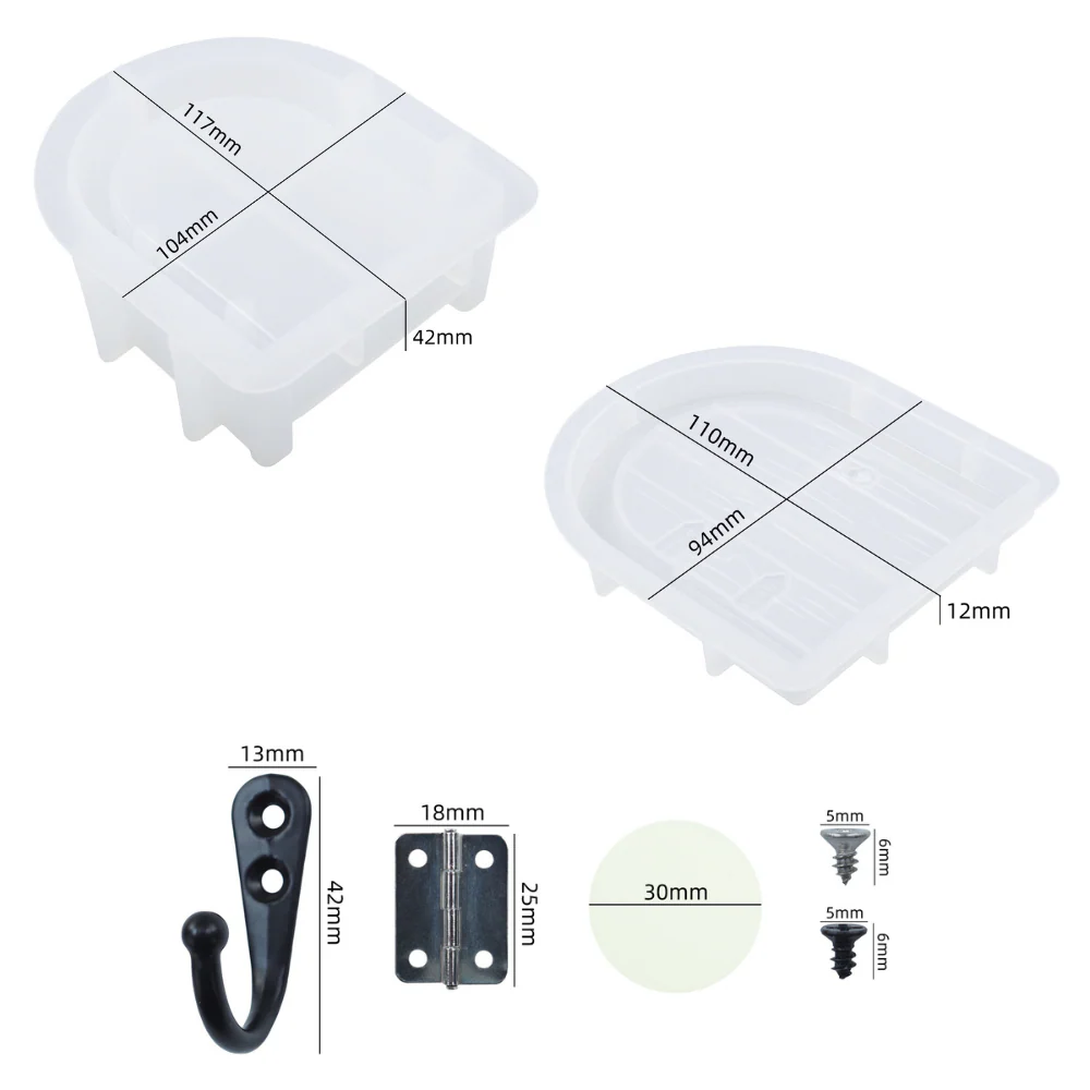 Door Key Holder Silicone Mold Set Clearance - Image 4
