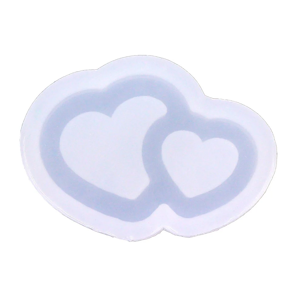 Double Heart Silicone Mold 2 pieces pack - Image 4