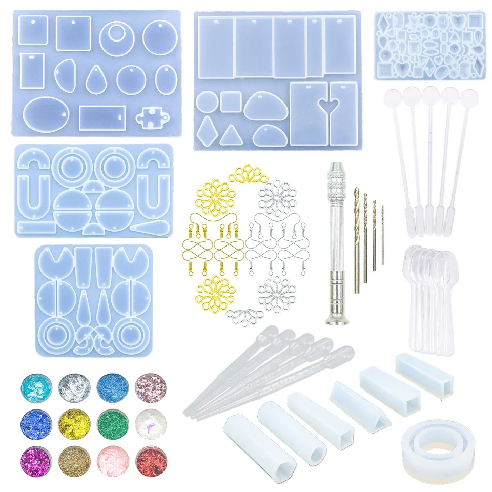 Drop Dangle Earrings Resin Craft Kit (Clearance)
