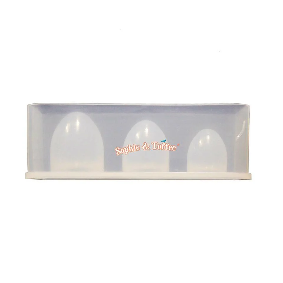 Egg Oval Shape Clear Silicone Mold - Image 2