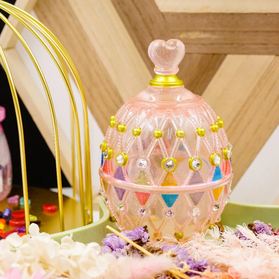 Faberge Egg Container Silicone Mold - Image 2