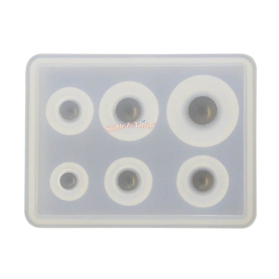 Galaxy Sphere Silicone Mold 6 Cavity Clearance