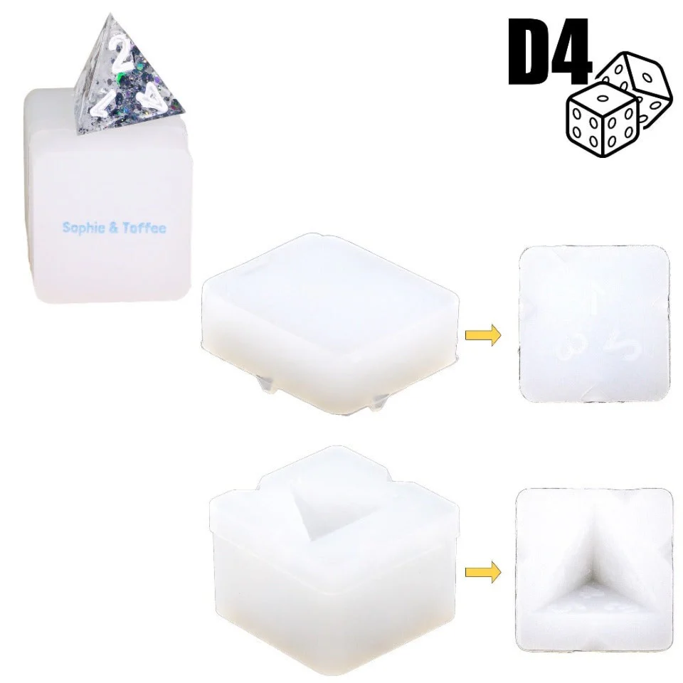 Gamer Polyhedral Dice Silicone Mold Exclusive - Image 12
