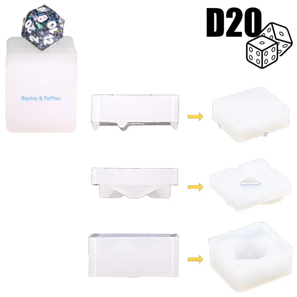 Gamer Polyhedral Dice Silicone Mold Exclusive - Image 7