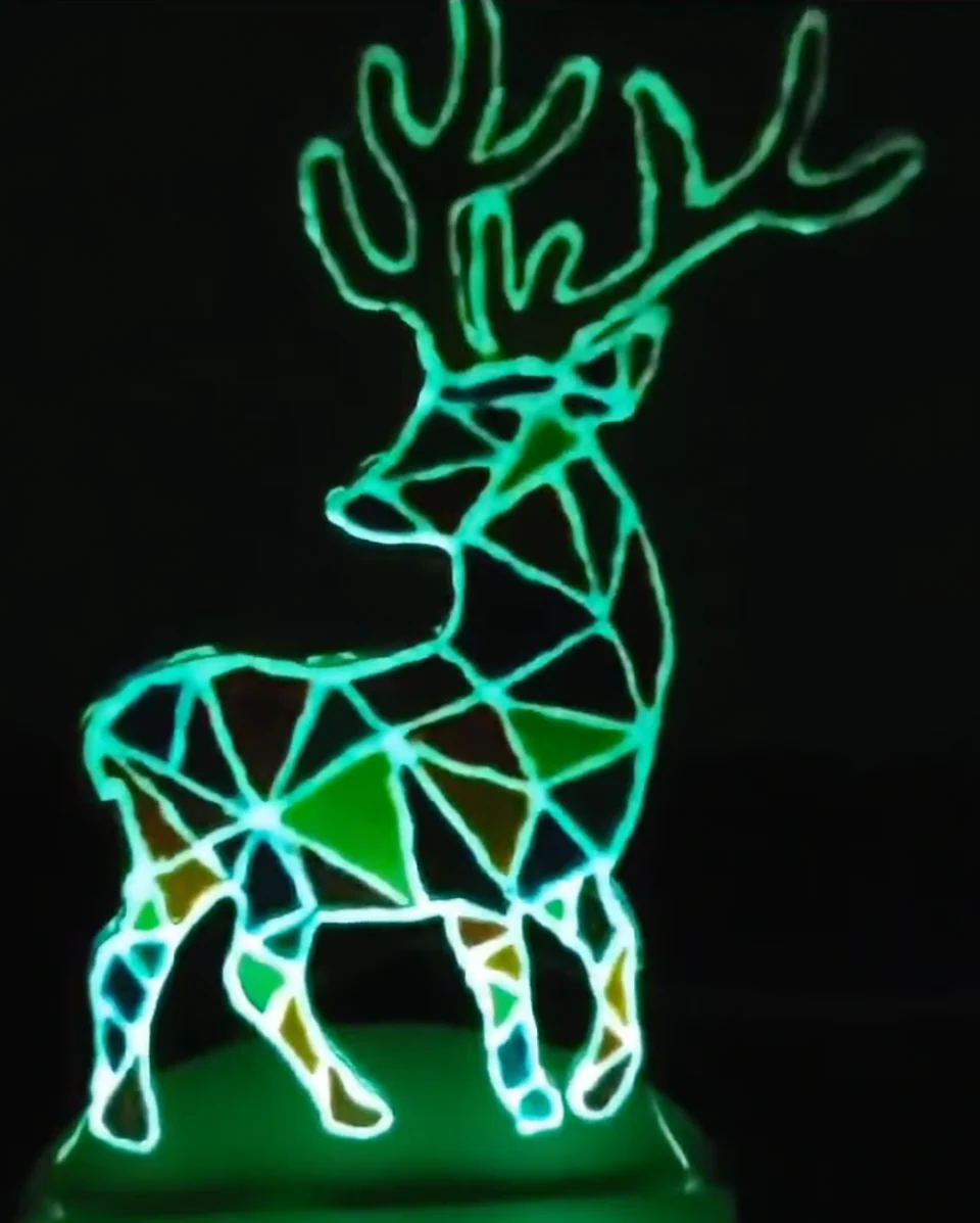 Glow In The Dark 3D Liner UV LED Resin (Clearance) - Image 4