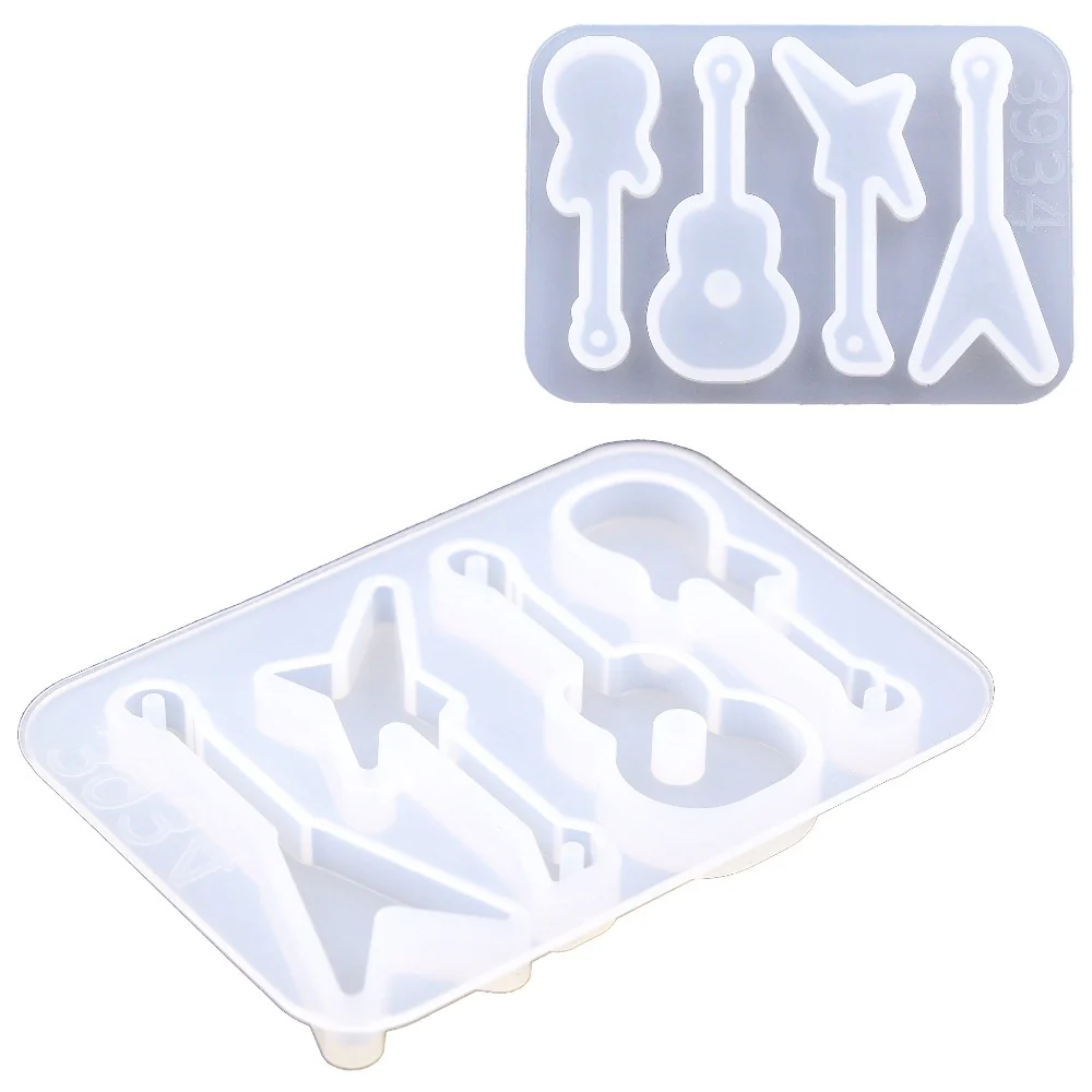 Guitar Charms & Guitar Picks Container Silicone Molds Bundle (3 pieces) - Image 4