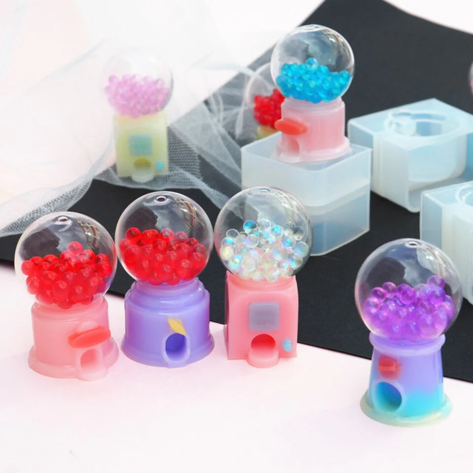 Gumball Machine Silicone Molds 4 designs set
