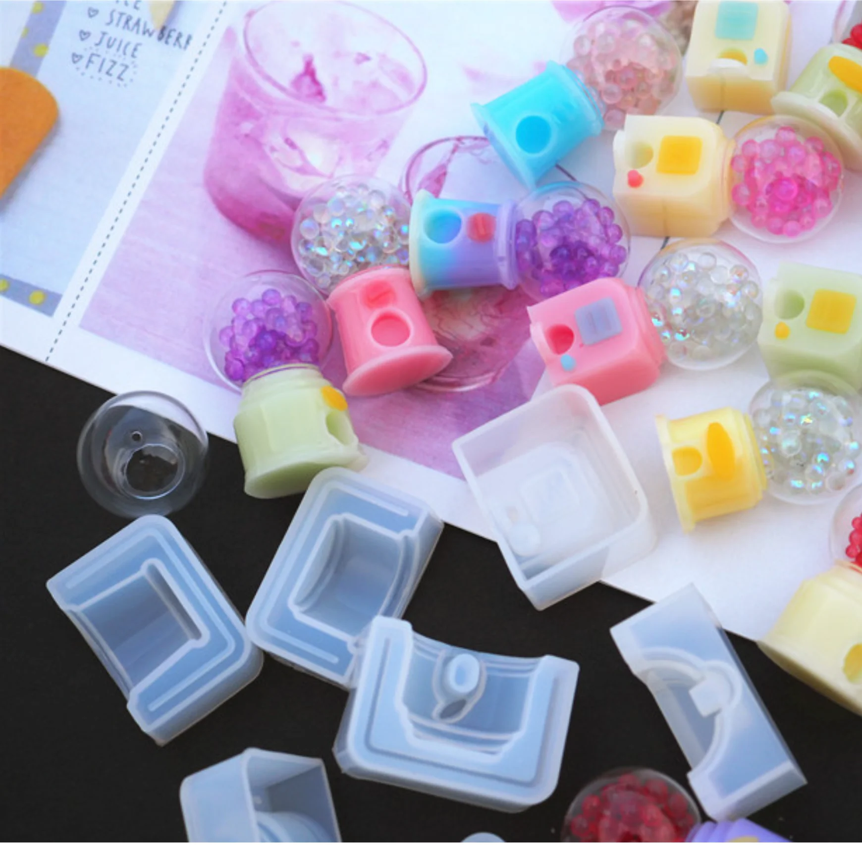 Gumball Machine Silicone Molds 4 designs set - Image 3