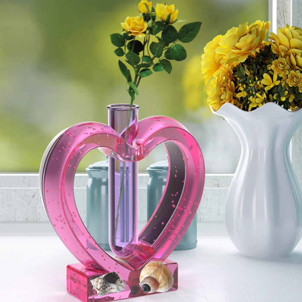 Heart Vase Silicone Mold - Image 2