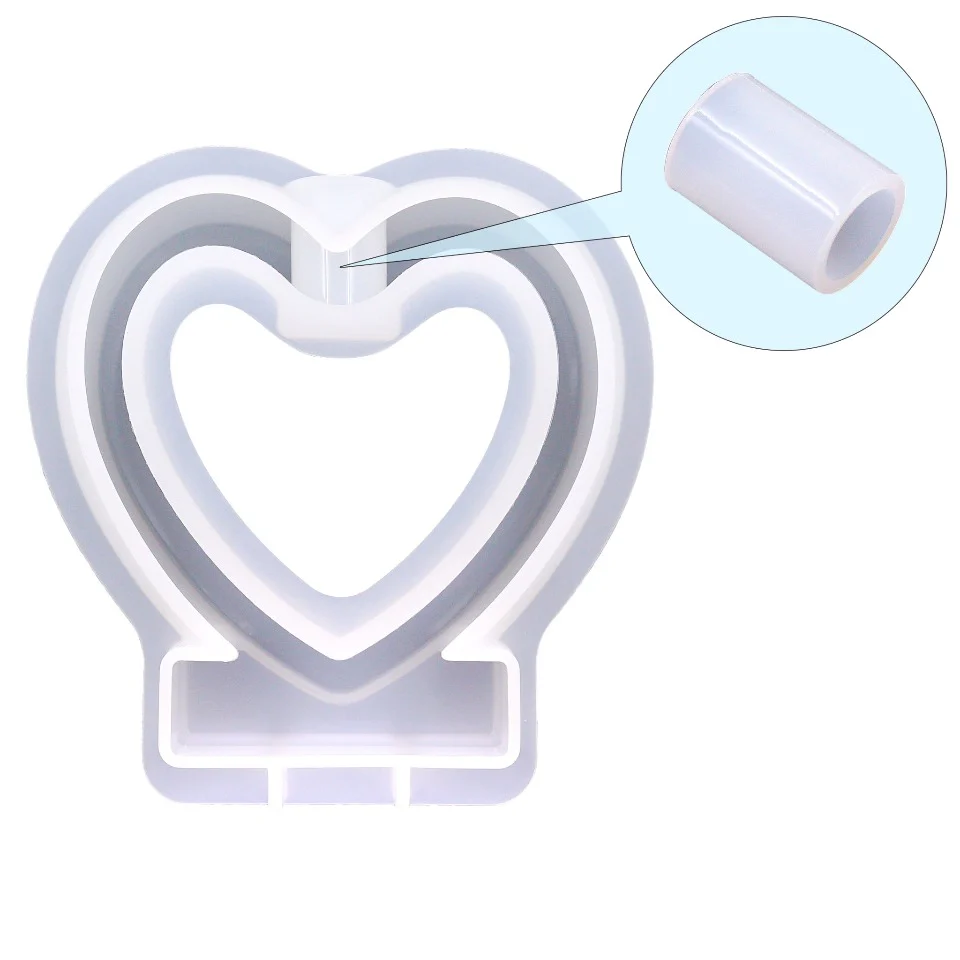 Heart Vase Silicone Mold - Image 3
