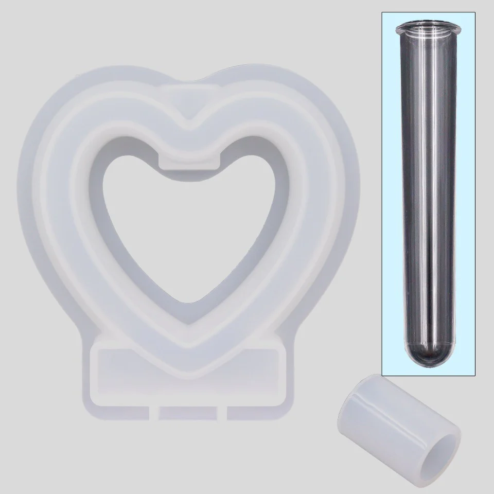 Heart Vase Silicone Mold - Image 4